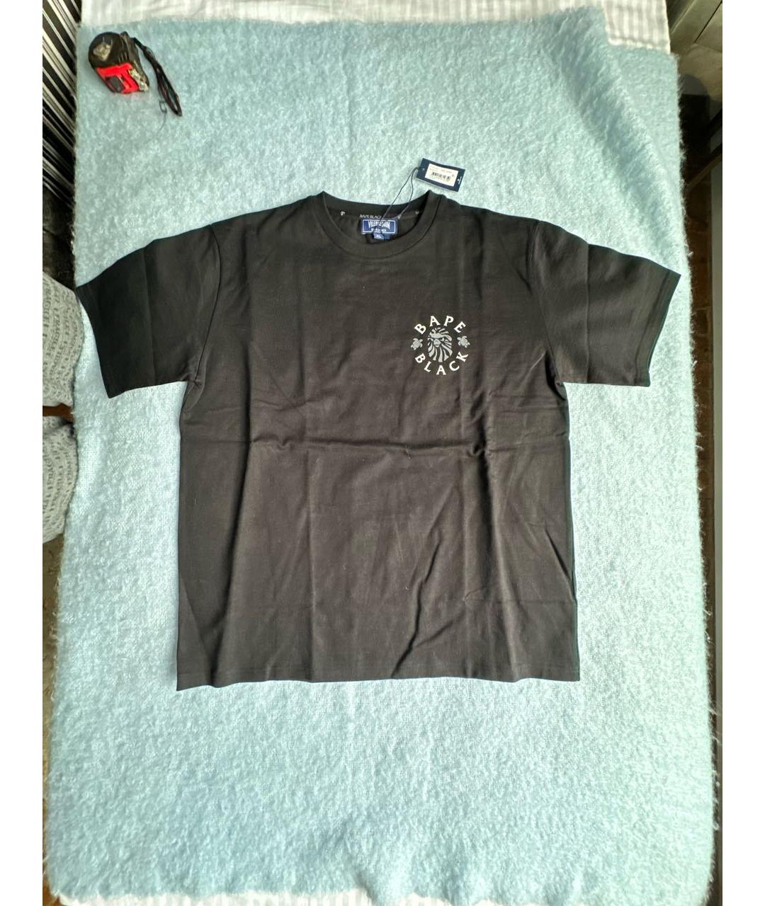 VILEBREQUIN Черная хлопковая футболка, фото 9