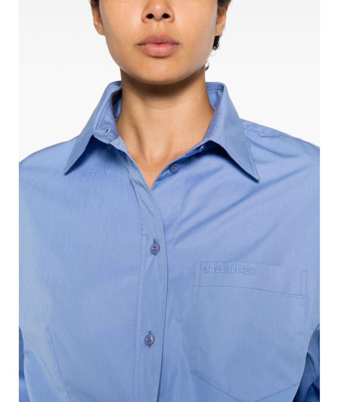BALENCIAGA Хлопковая рубашка, фото 4