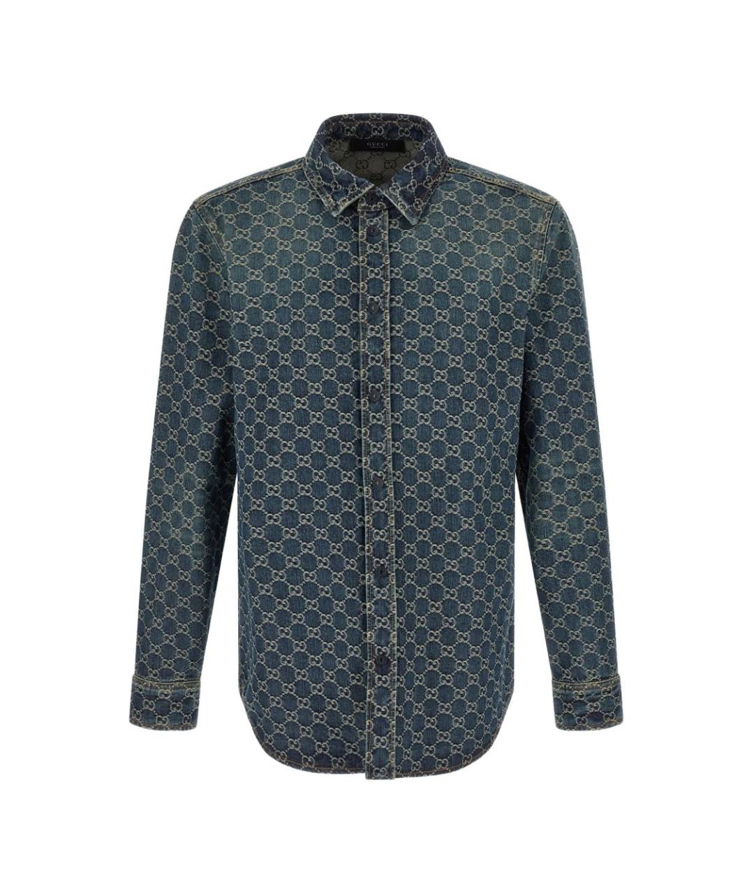 GUCCI Хлопковая кэжуал рубашка, фото 1