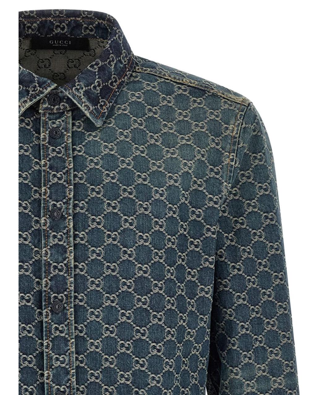 GUCCI Хлопковая кэжуал рубашка, фото 4
