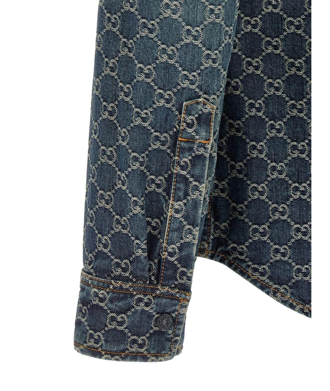 GUCCI Хлопковая кэжуал рубашка, фото 2
