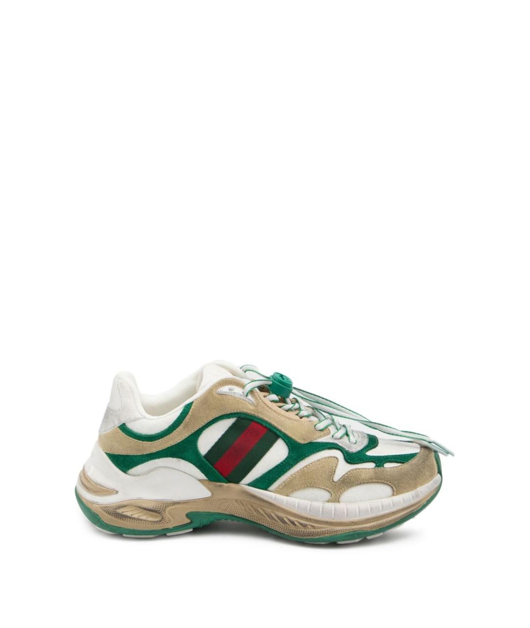 GUCCI Мульти кожаные низкие ботинки, фото 1