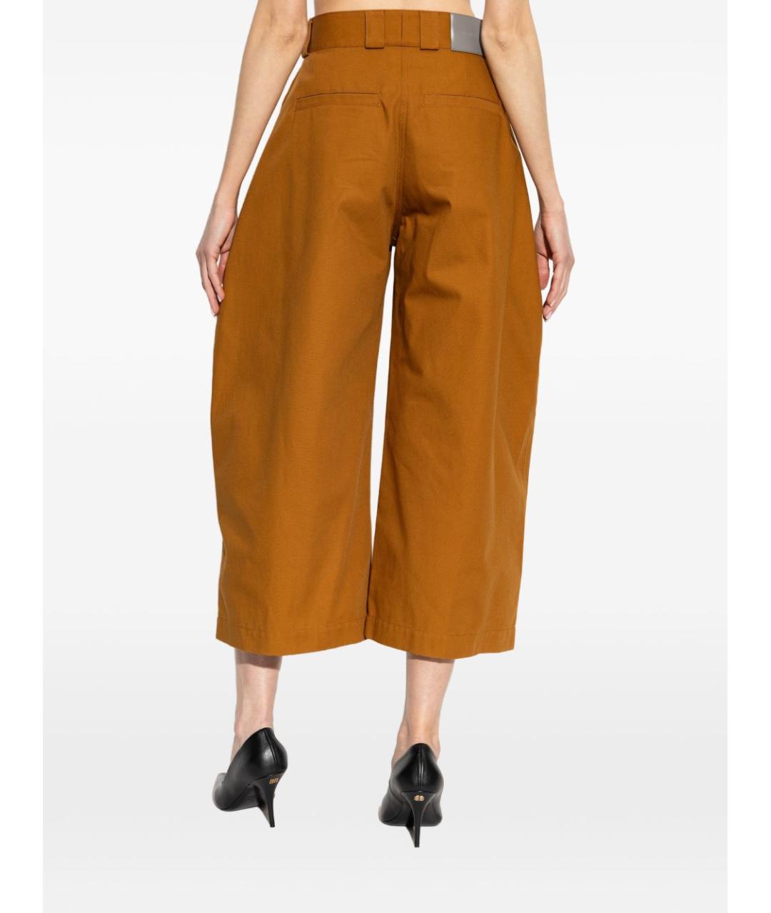 BALENCIAGA Коричневые хлопковые кюлоты, фото 2