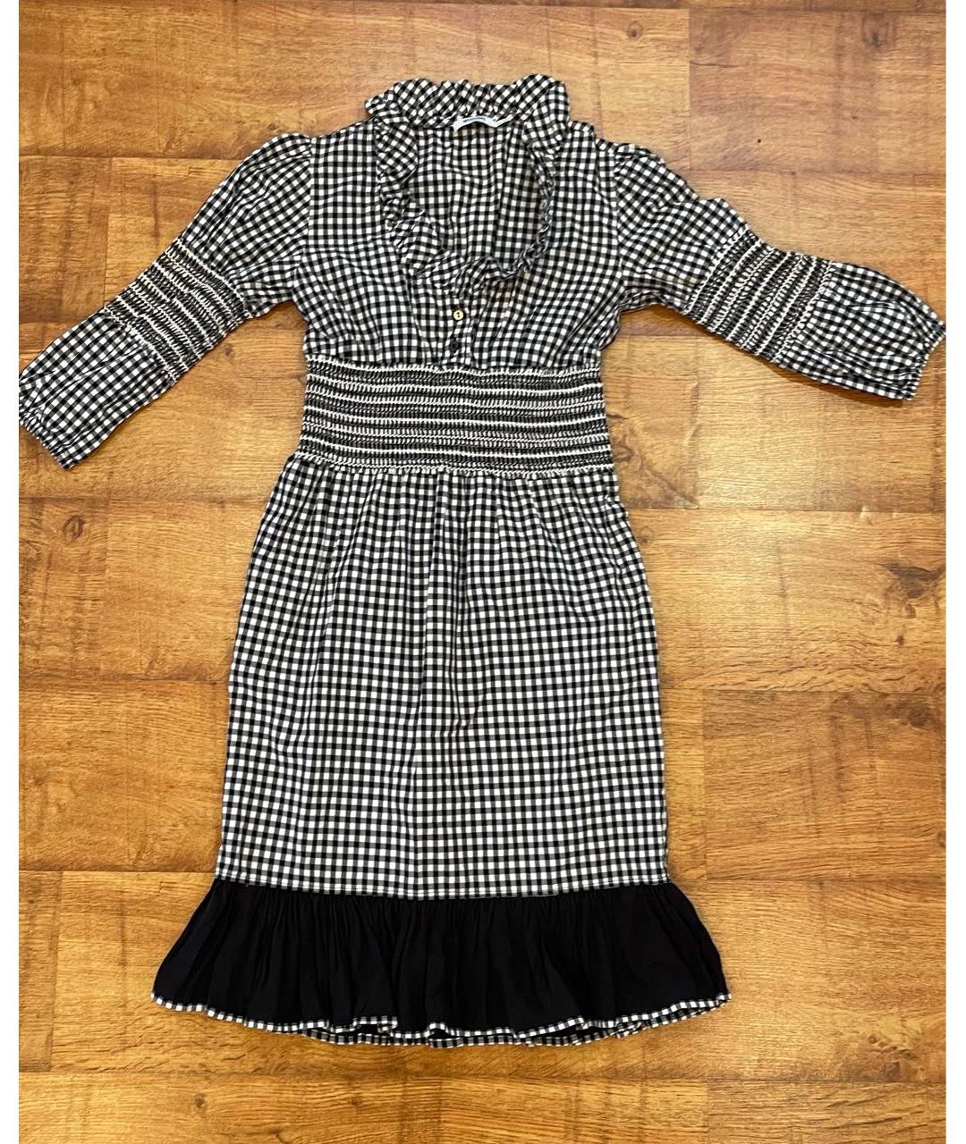 MOSCHINO Мульти хлопковое вечернее платье, фото 5