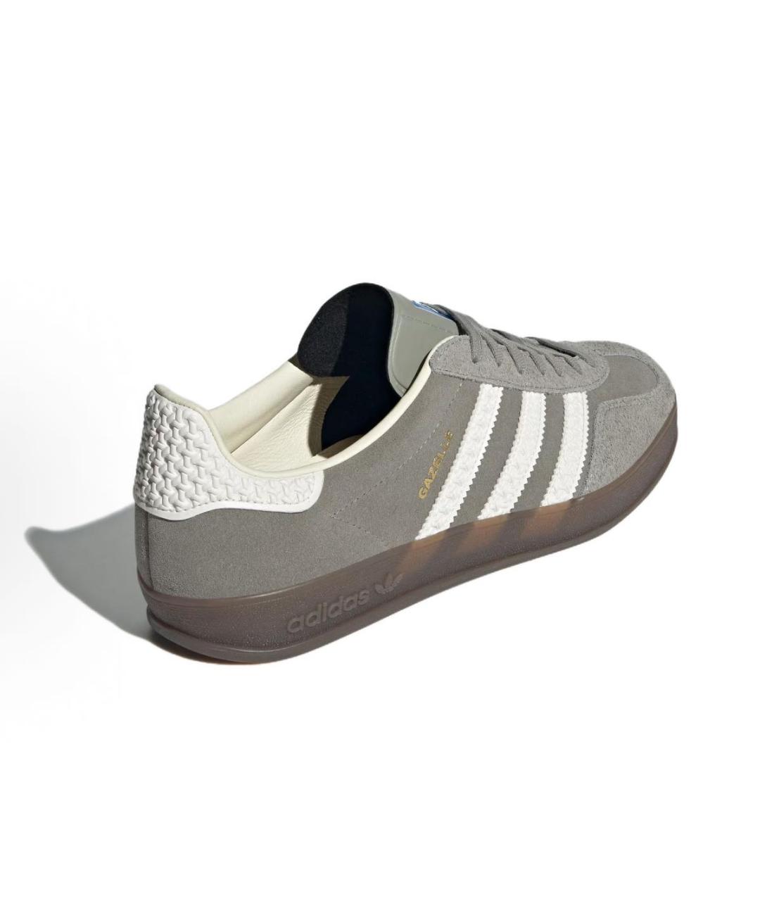 ADIDAS Серые замшевые кроссовки, фото 4