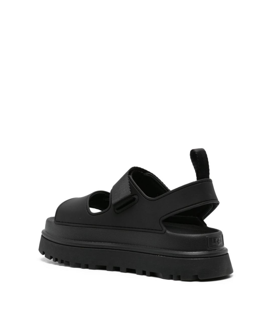 UGG AUSTRALIA Черные босоножки, фото 4