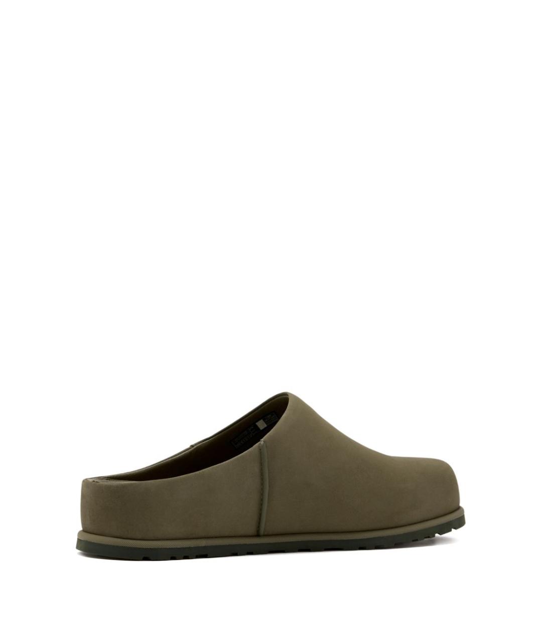 UGG AUSTRALIA Хаки замшевые сандалии, фото 2