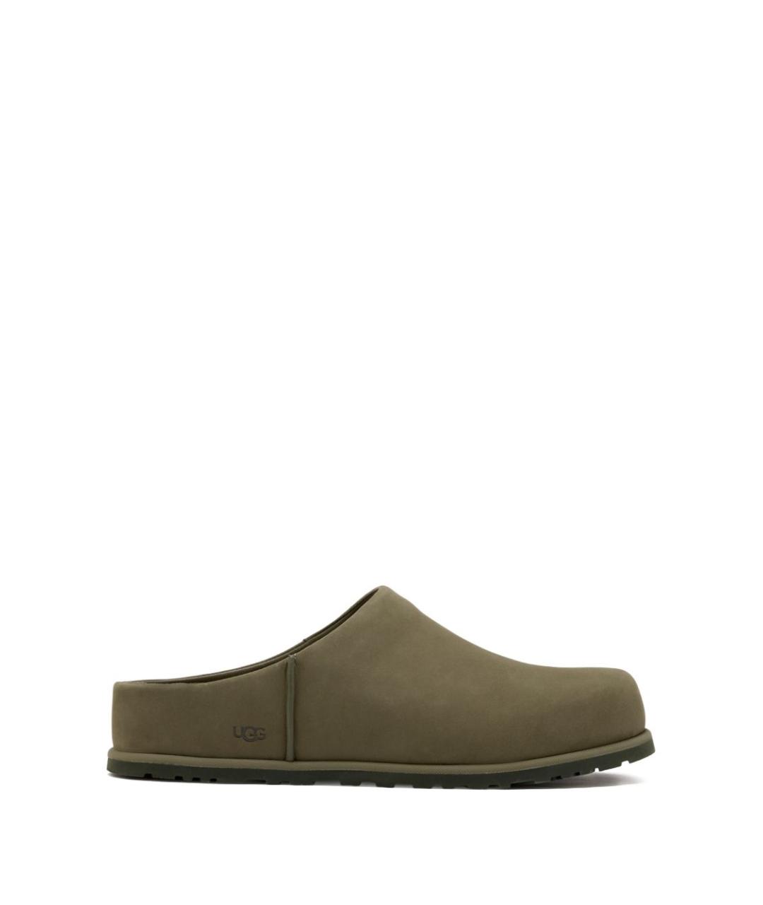 UGG AUSTRALIA Хаки замшевые сандалии, фото 1