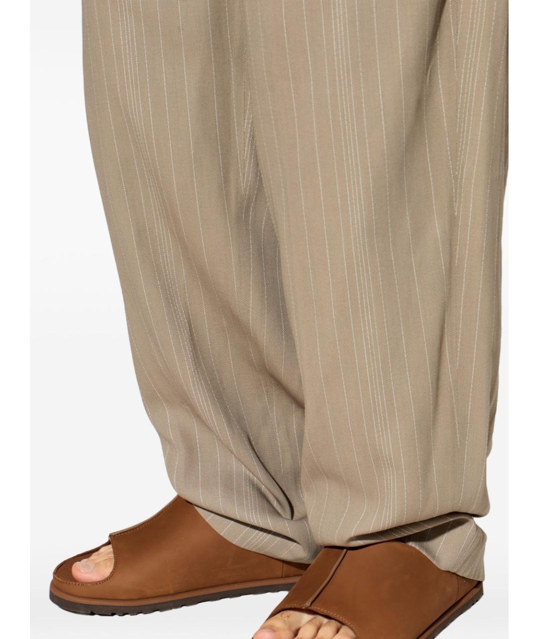 UGG AUSTRALIA Коричневые кожаные сандалии, фото 3