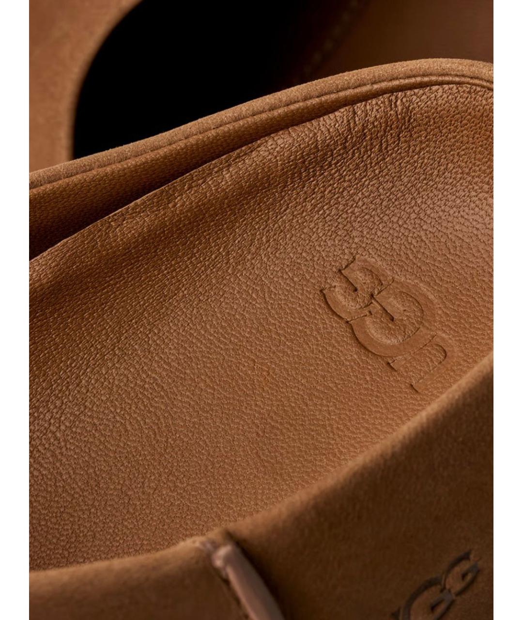 UGG AUSTRALIA Коричневые замшевые мюли, фото 3