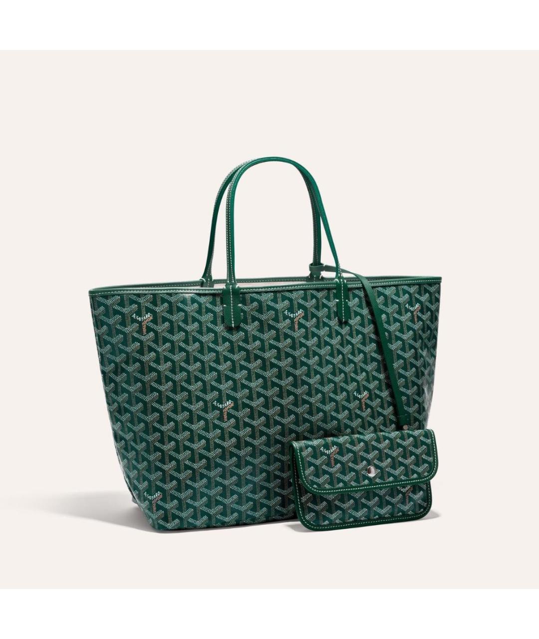 GOYARD Зеленая сумка тоут, фото 4