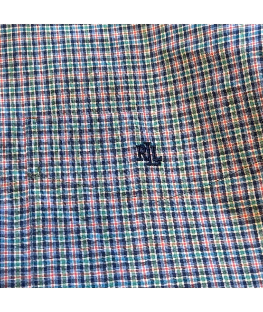 RALPH LAUREN Мульти хлопковая кэжуал рубашка, фото 2