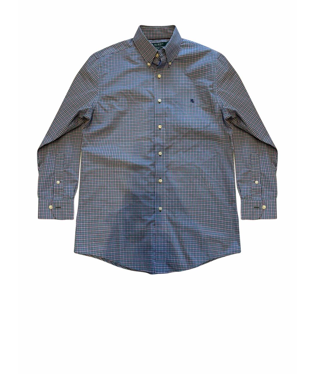 RALPH LAUREN Мульти хлопковая кэжуал рубашка, фото 1