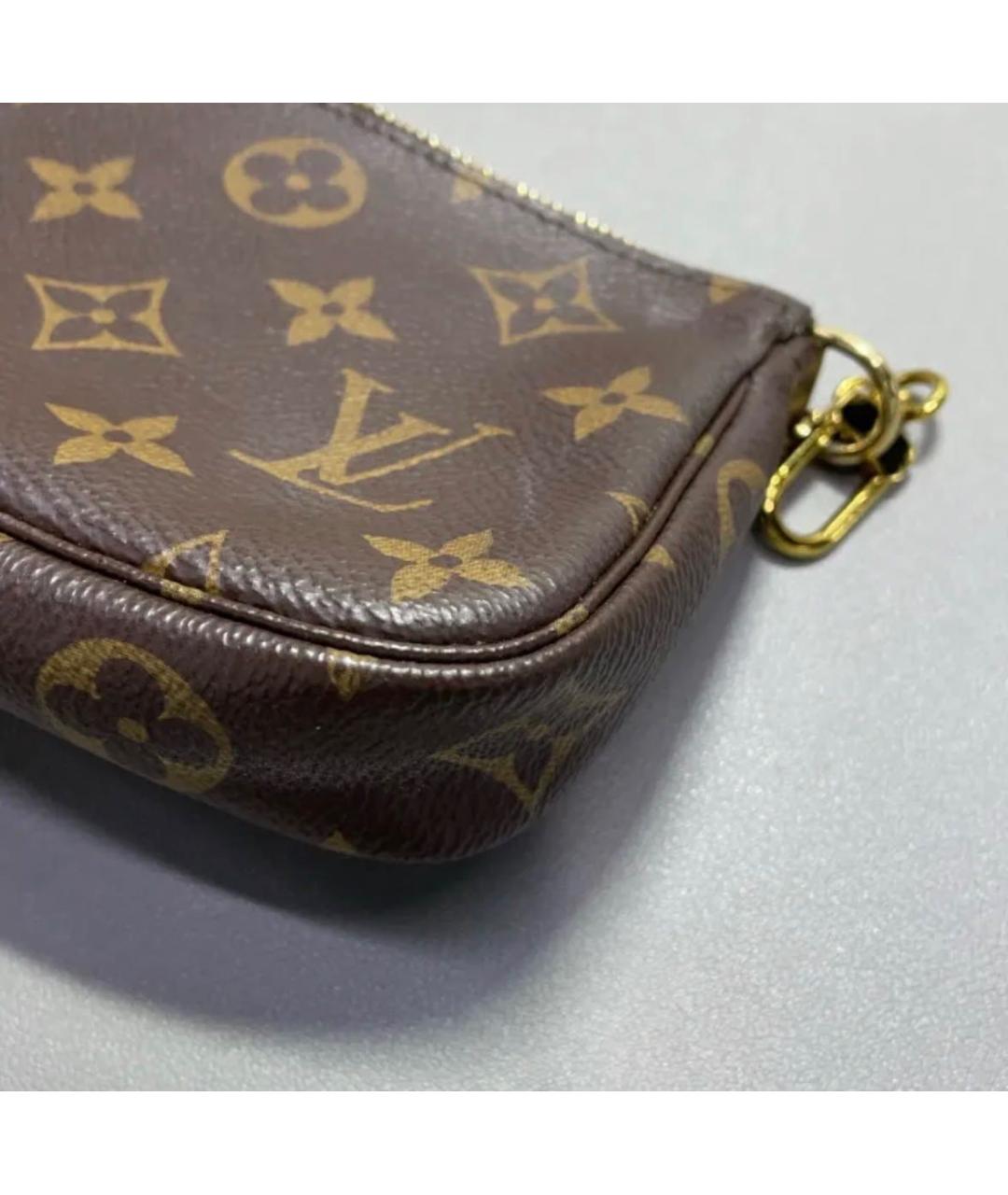 LOUIS VUITTON Коричневая сумка с короткими ручками, фото 4