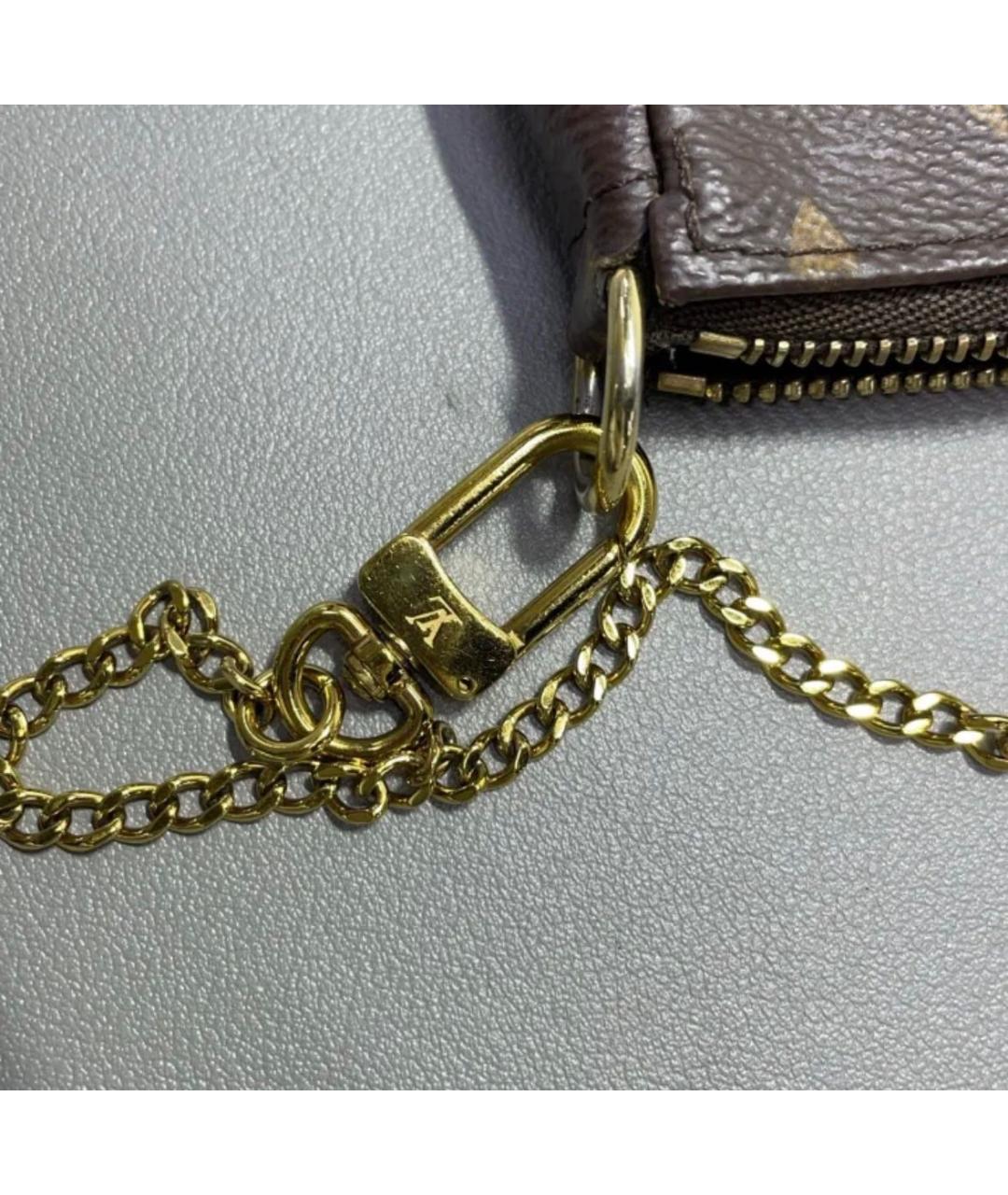 LOUIS VUITTON Коричневая сумка с короткими ручками, фото 6