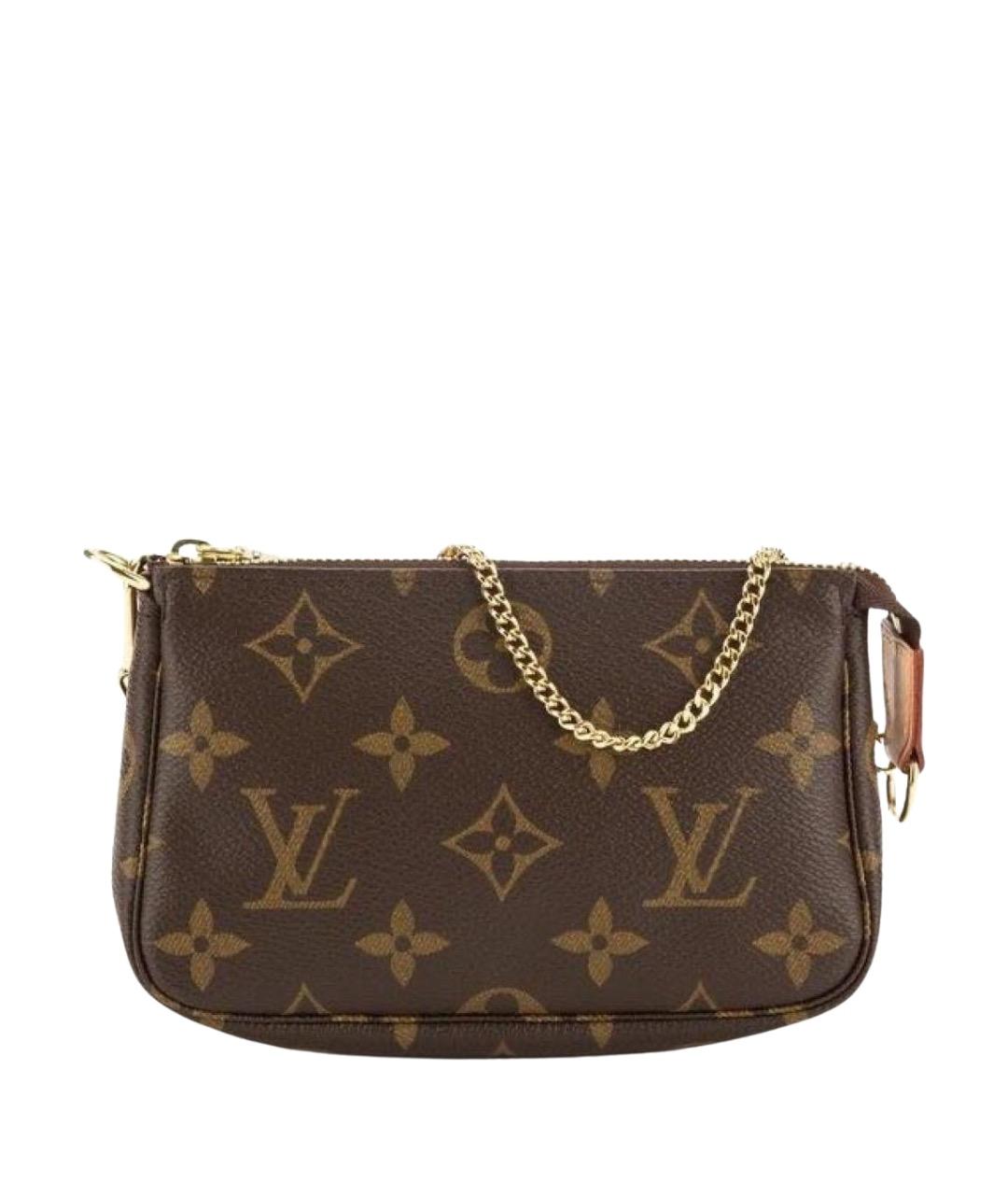 LOUIS VUITTON Коричневая сумка с короткими ручками, фото 1