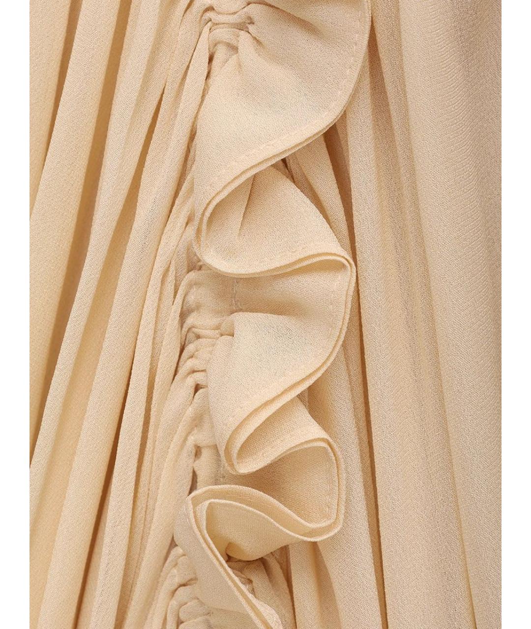 ZIMMERMANN Бежевая вискозная блузы, фото 2