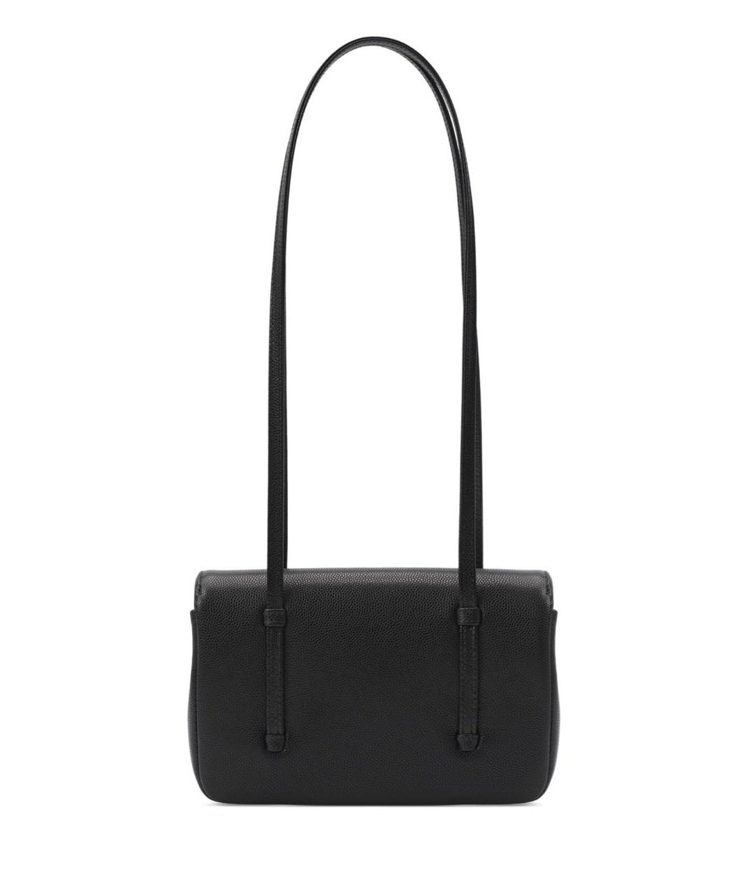 CHANEL Черная кожаная сумка с короткими ручками, фото 2