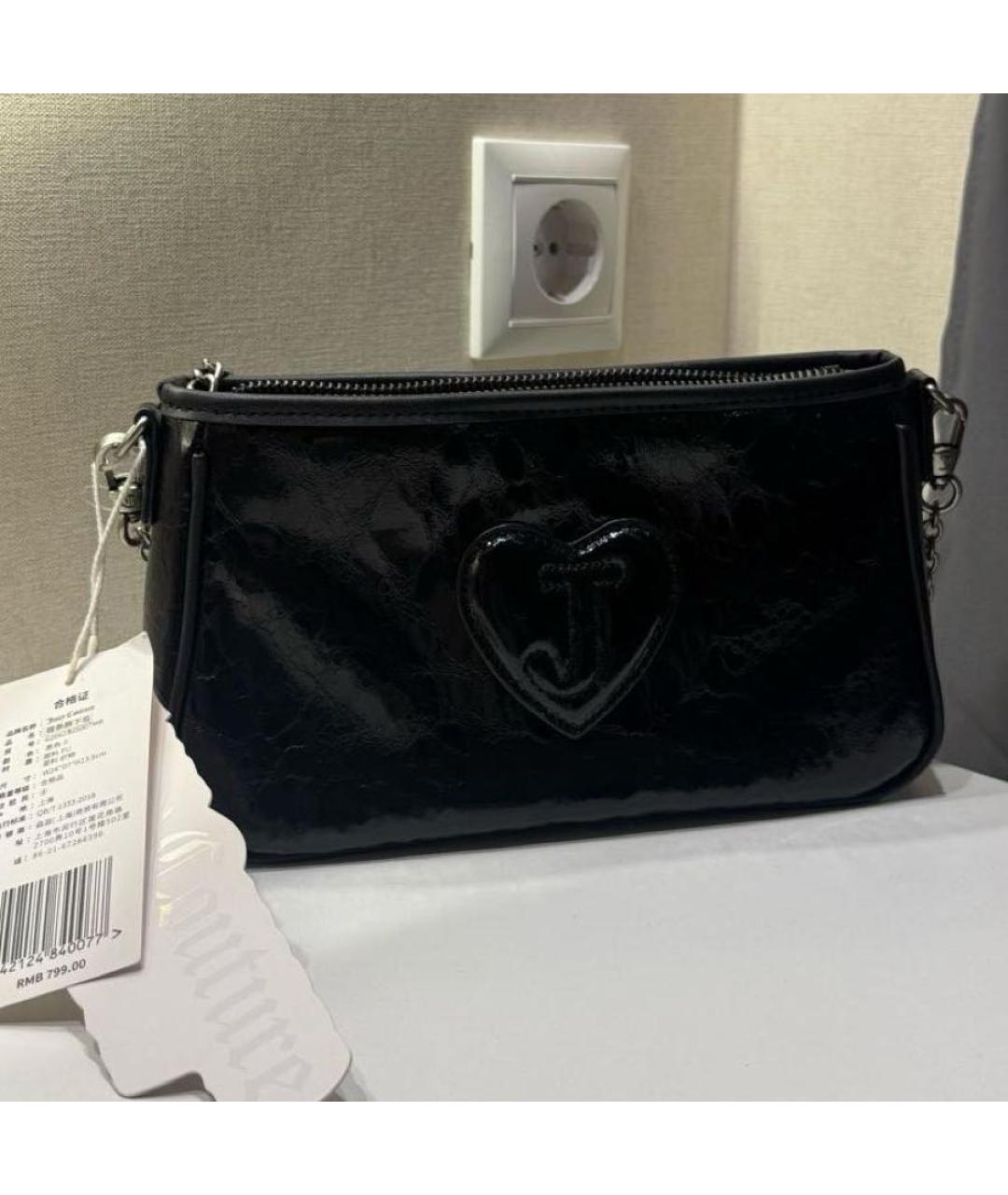 JUICY COUTURE Черная сумка с короткими ручками, фото 3