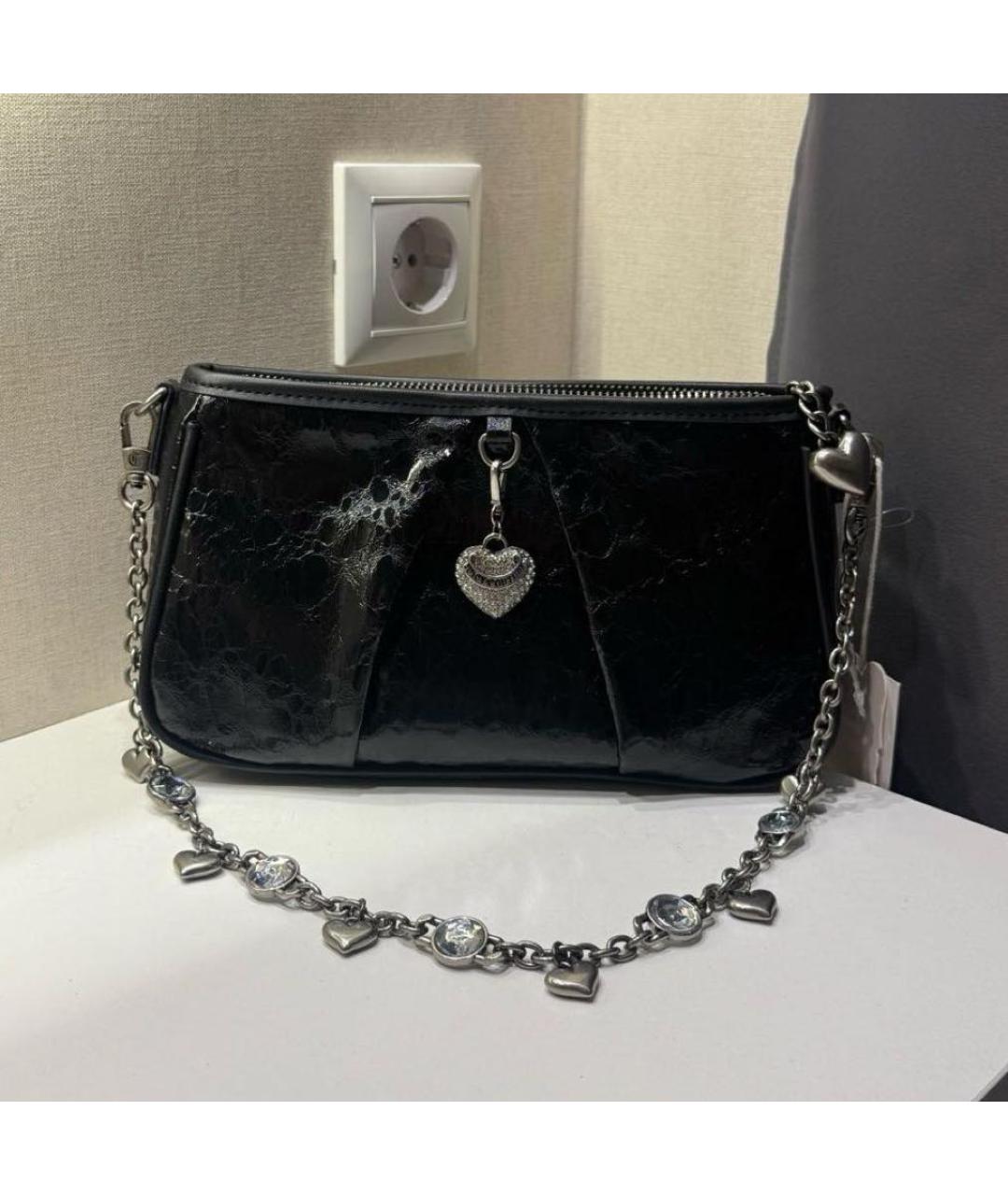 JUICY COUTURE Черная сумка с короткими ручками, фото 2