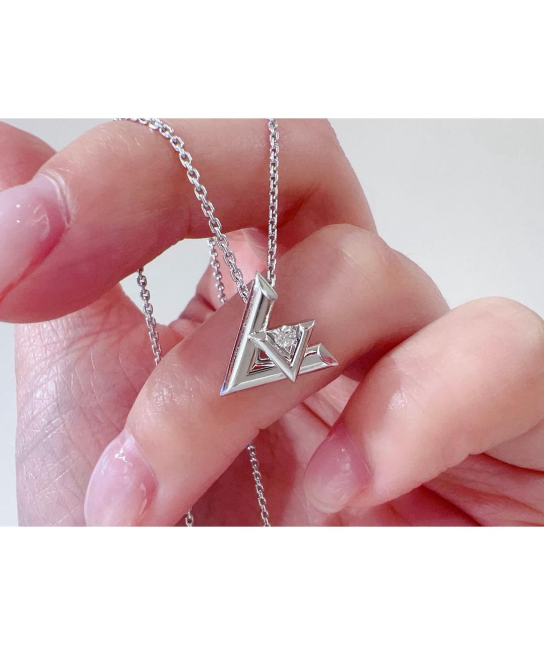 LOUIS VUITTON Белое колье из белого золота, фото 4