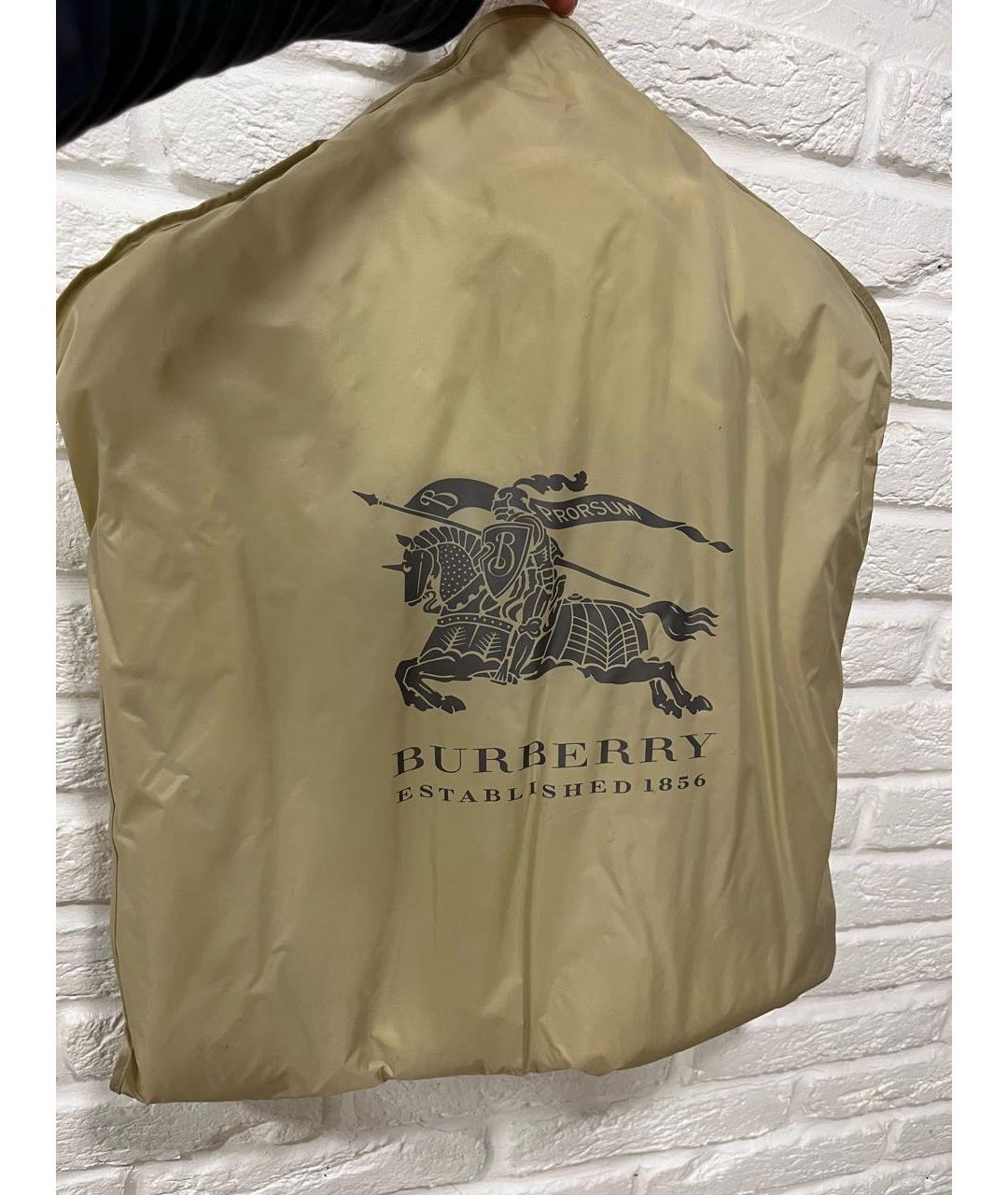 BURBERRY Бежевое шерстяное пальто, фото 6