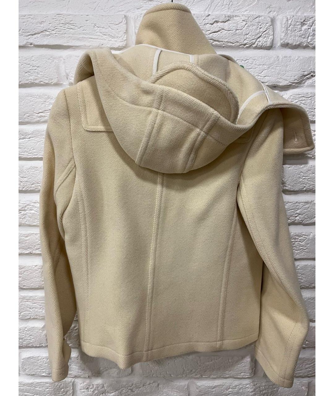 BURBERRY Бежевое шерстяное пальто, фото 5