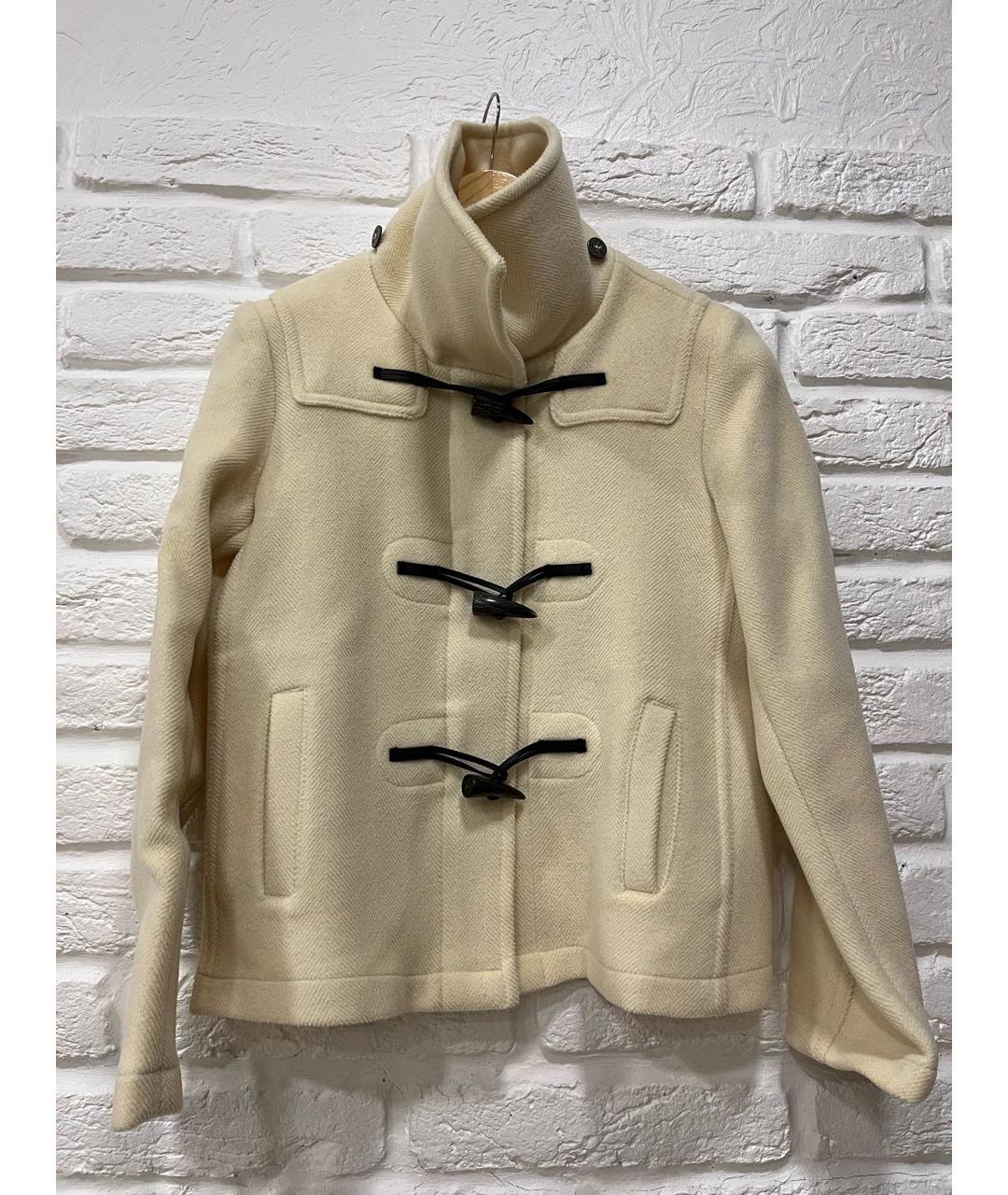 BURBERRY Бежевое шерстяное пальто, фото 9