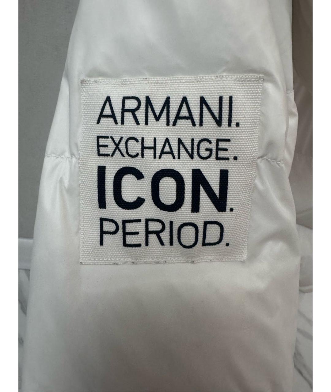 ARMANI EXCHANGE Белая полиамидовая куртка, фото 4
