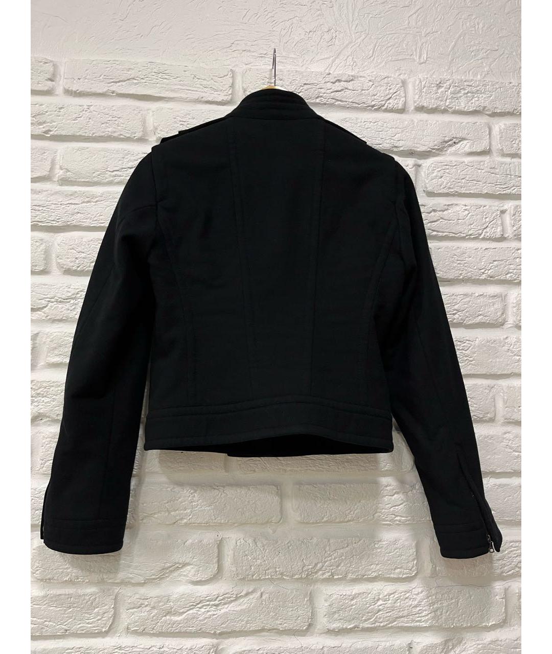 HUGO BOSS Черное шерстяное пальто, фото 2