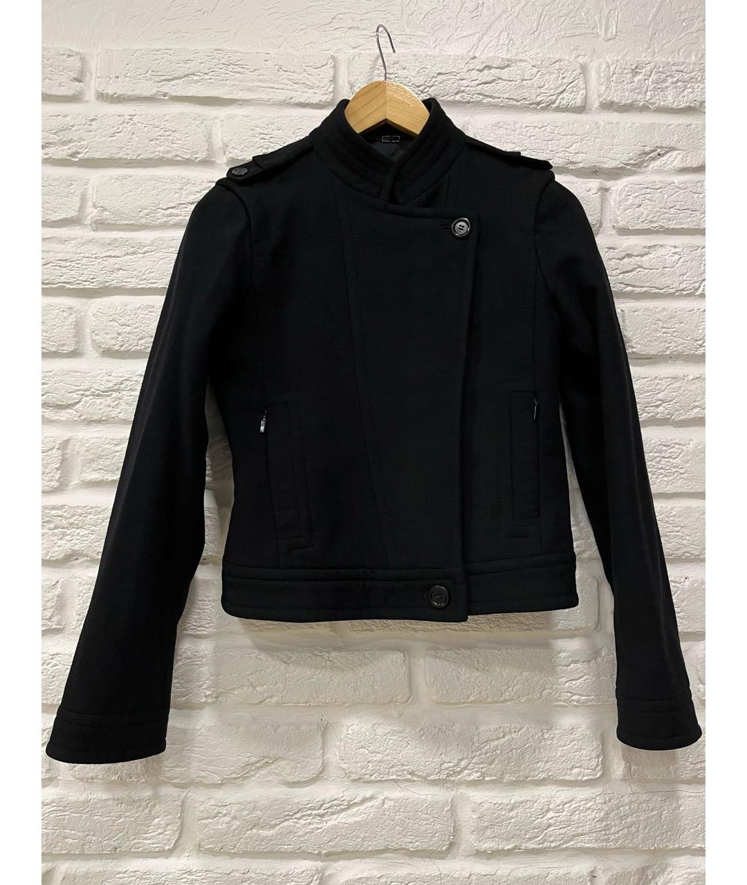 HUGO BOSS Черное шерстяное пальто, фото 7