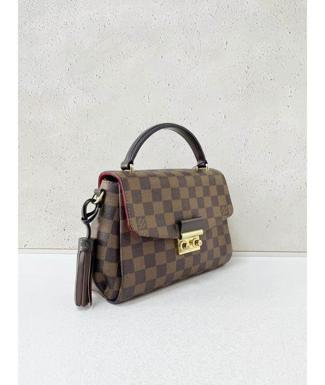 LOUIS VUITTON Коричневая сумка с короткими ручками, фото 5