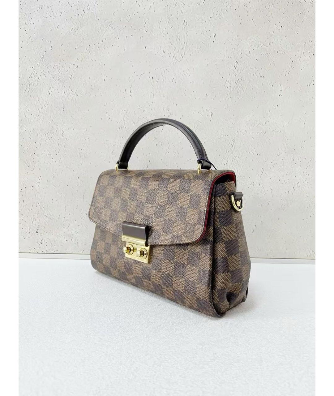 LOUIS VUITTON Коричневая сумка с короткими ручками, фото 4