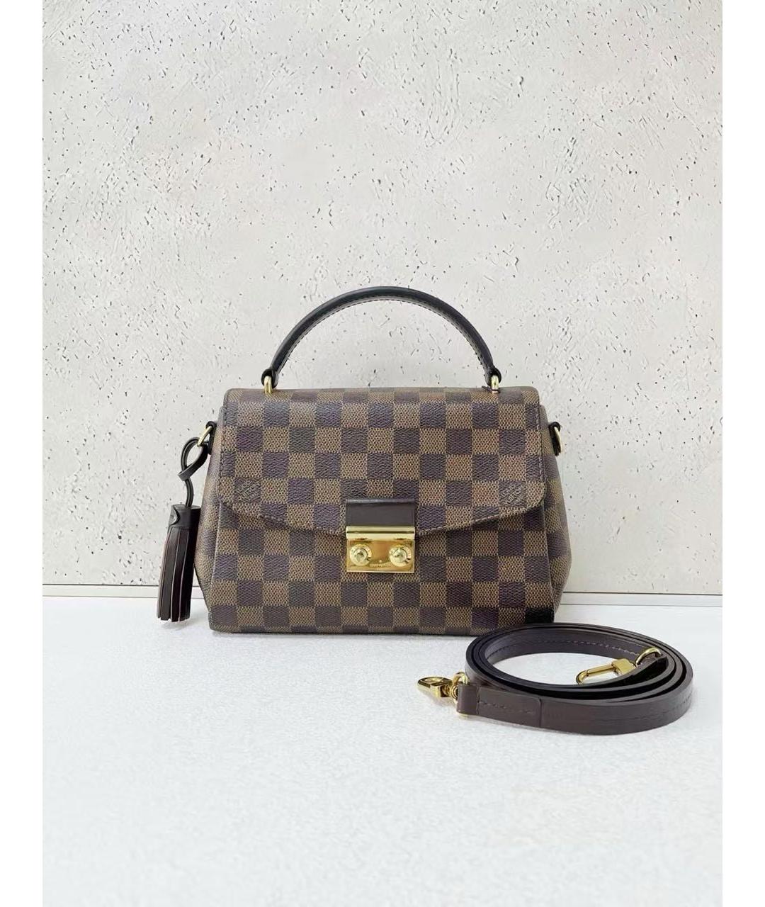 LOUIS VUITTON Коричневая сумка с короткими ручками, фото 2