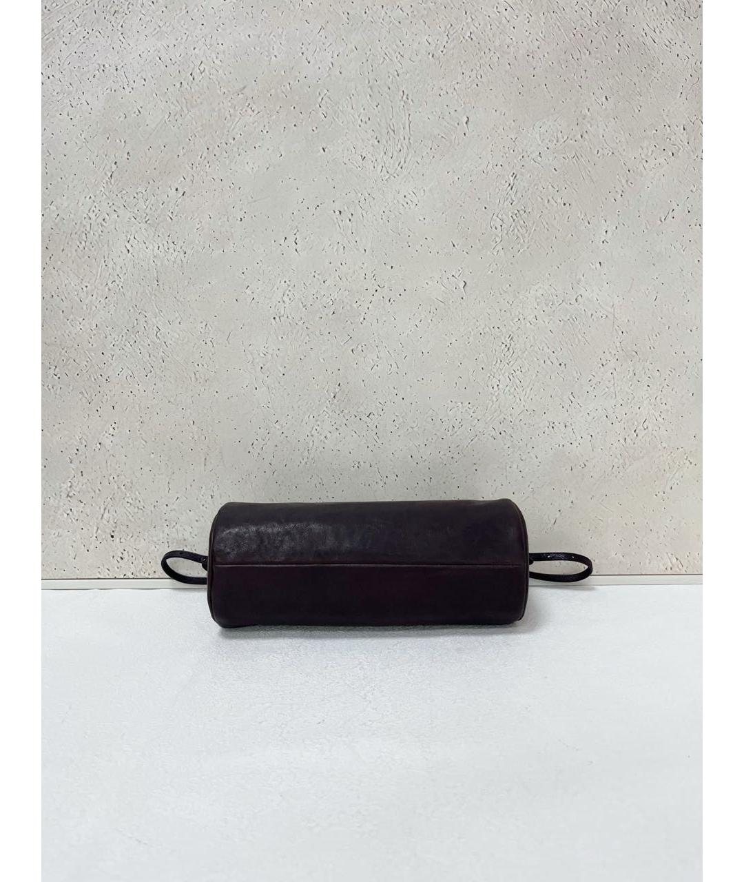 MIU MIU Коричневая кожаная сумка через плечо, фото 6