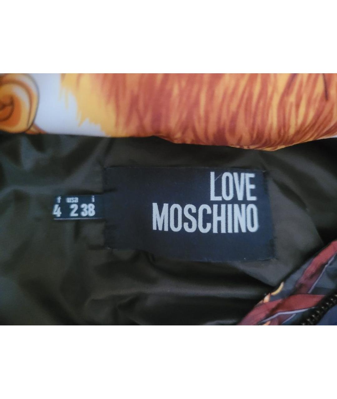 LOVE MOSCHINO Мульти полиэстеровая куртка, фото 6