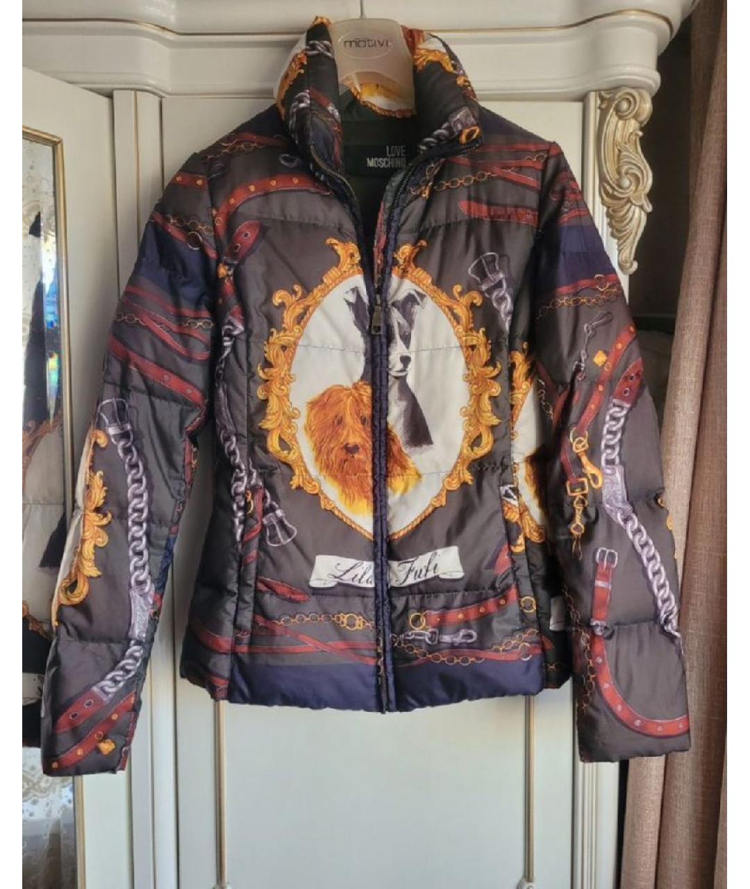 LOVE MOSCHINO Мульти полиэстеровая куртка, фото 7