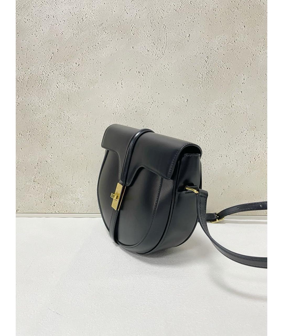 CELINE Черная кожаная сумка через плечо, фото 5