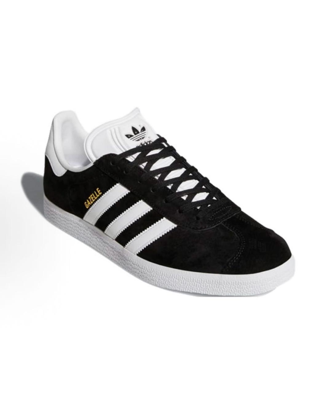 ADIDAS Черные замшевые кроссовки, фото 3