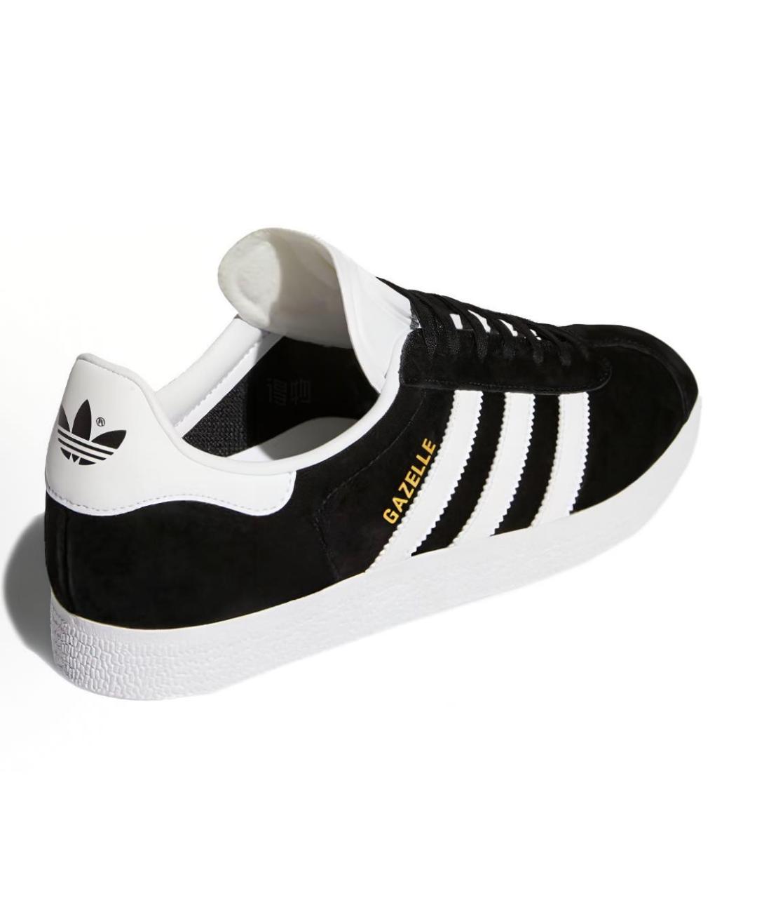 ADIDAS Черные замшевые кроссовки, фото 4