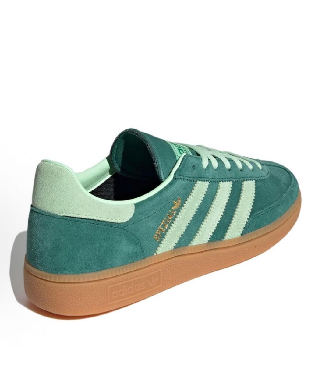 ADIDAS Зеленые замшевые кроссовки, фото 4