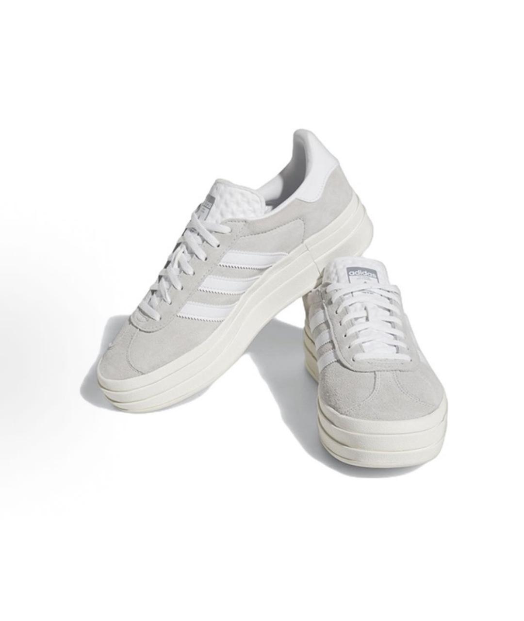 ADIDAS Серые замшевые кроссовки, фото 4