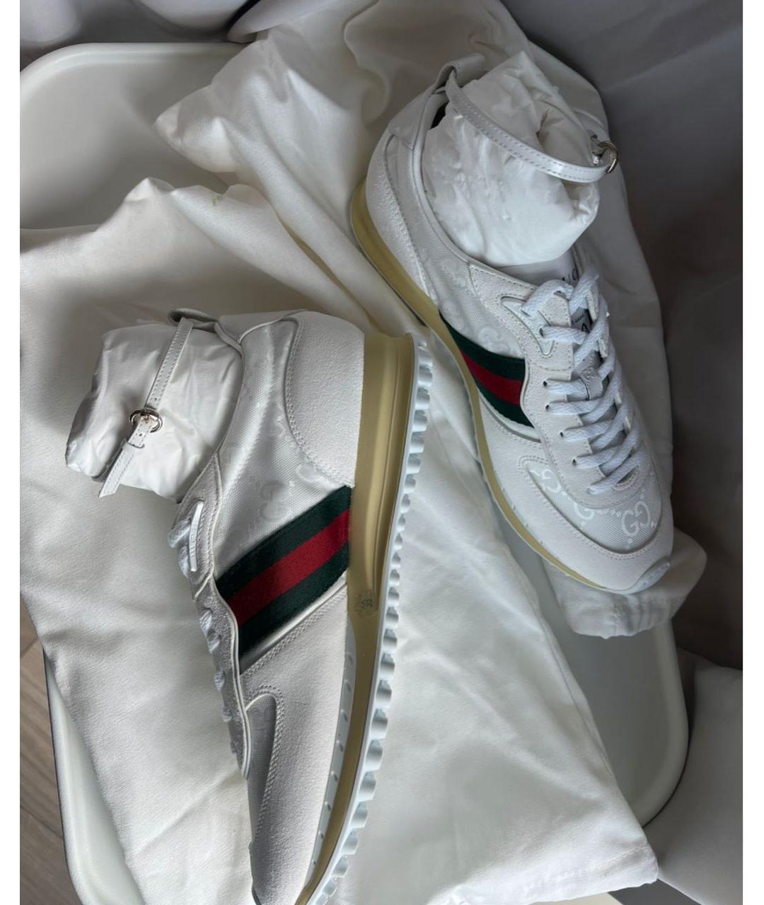 GUCCI Белые кроссовки, фото 3