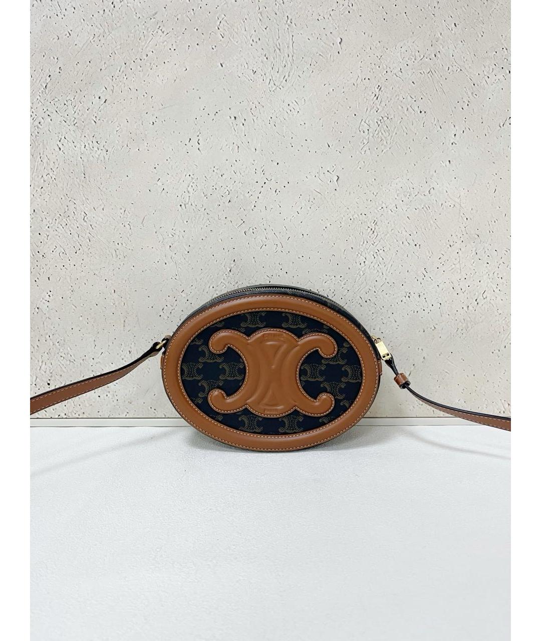 CELINE Коричневая сумка через плечо, фото 2