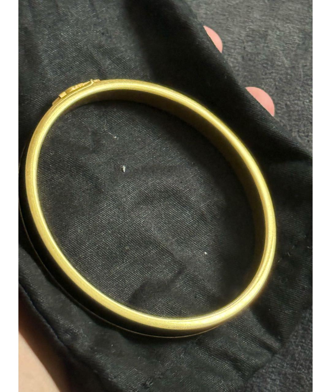 SAINT LAURENT Черный металлический браслет, фото 2