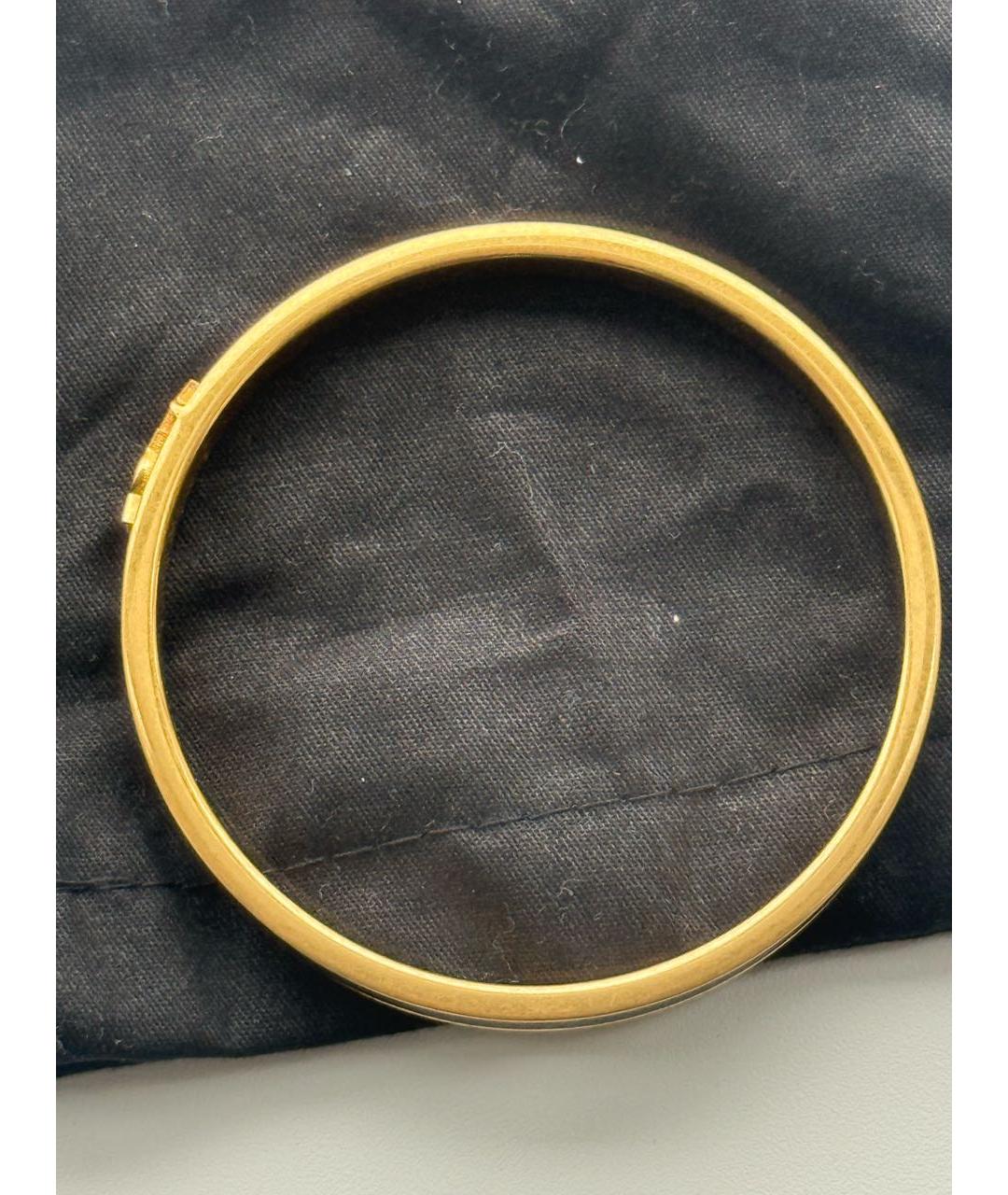 SAINT LAURENT Черный металлический браслет, фото 3