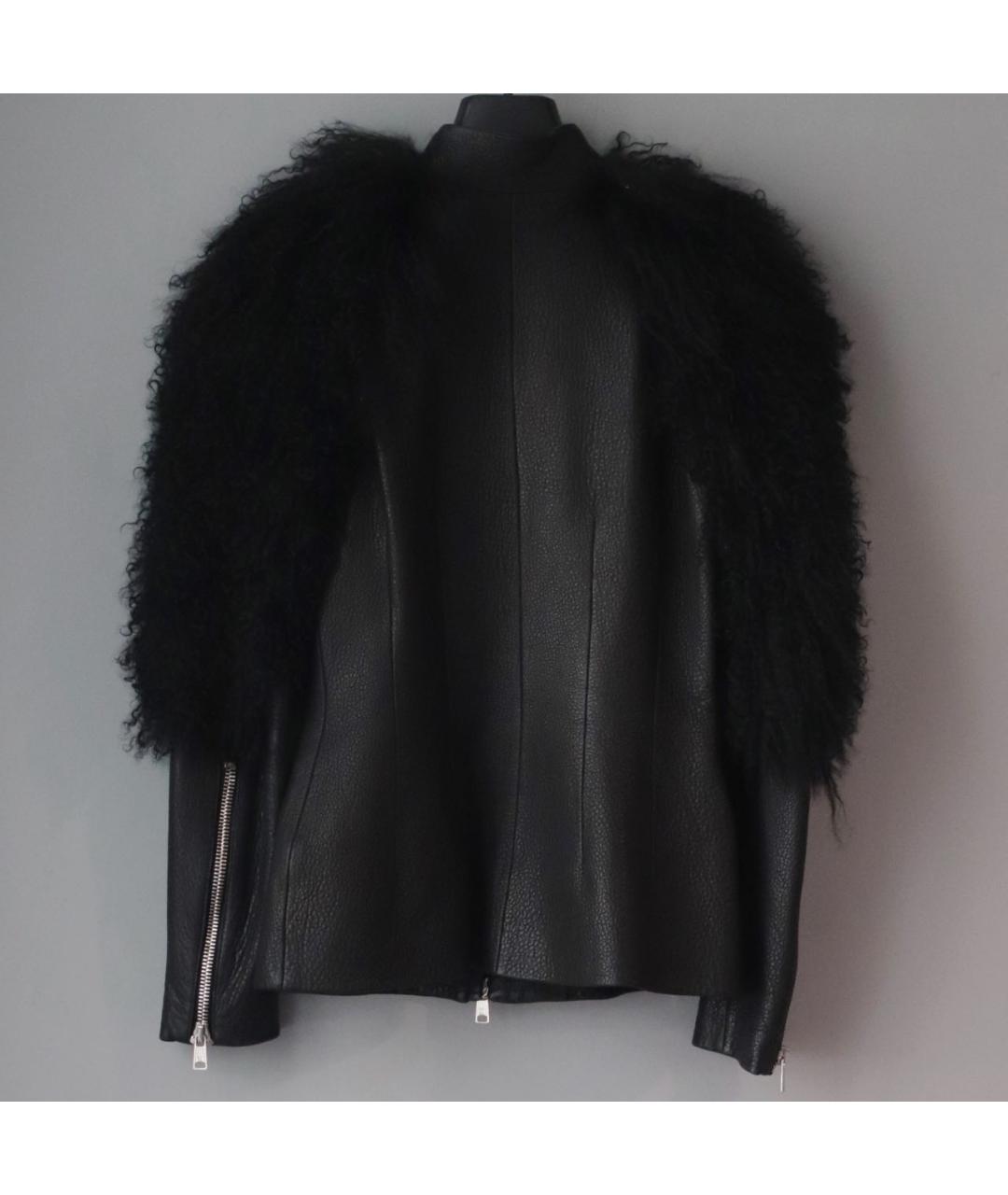 ALEXANDER MCQUEEN Черная кожаная куртка, фото 3