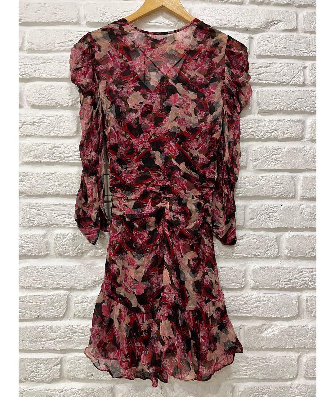 IRO Розовое полиэстеровое коктейльное платье, фото 2