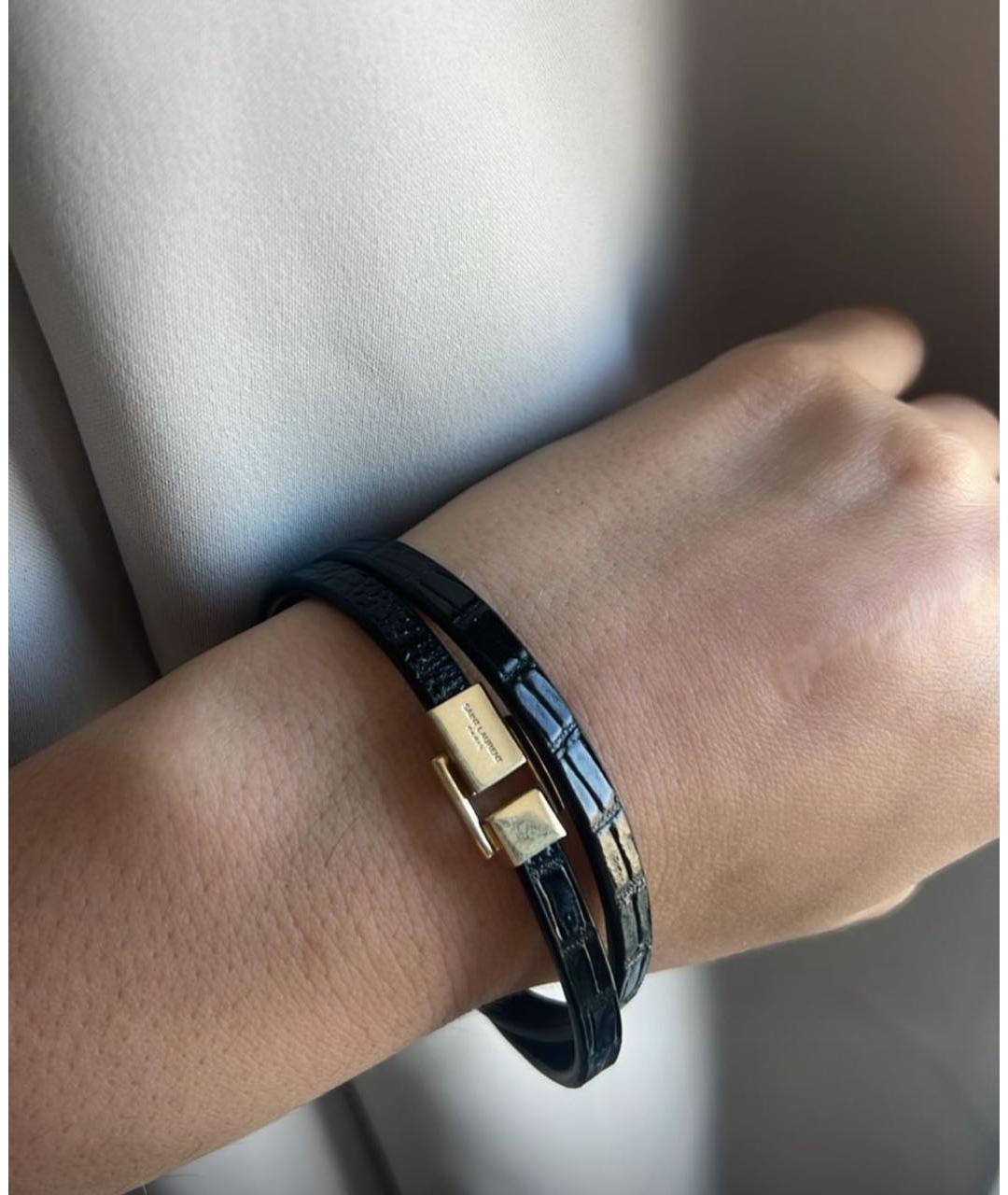 SAINT LAURENT Черный чокер, фото 4