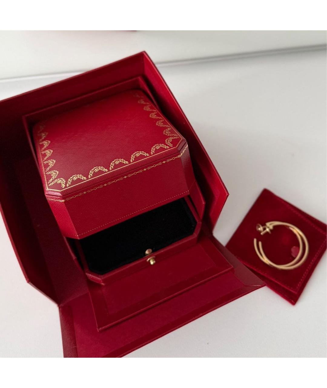 CARTIER Золотые серьги из желтого золота, фото 2